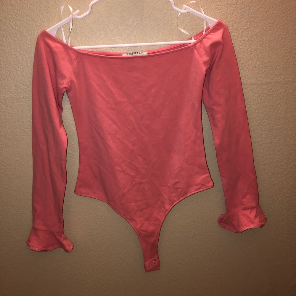 Salmon body suit